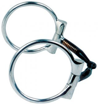 WILDHORN Snaffle Bit D-RING, Sweet Iron+CU, Breite 17,5 cm