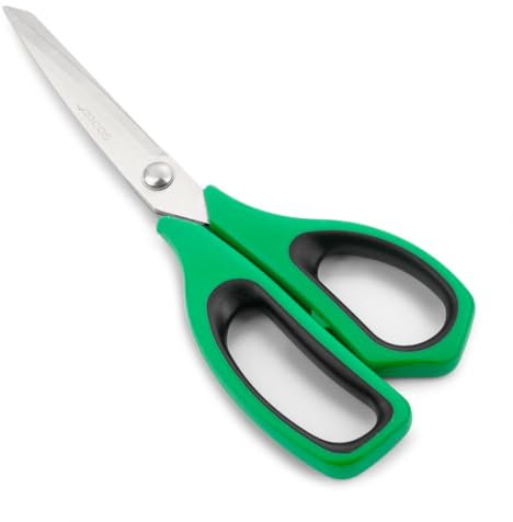 ARCOS Forbici da Cucina in Acciaio Inossidabile – Professionali per Tagliare Tutti i Tipi di Alimenti, Manico in Polipropilene e Lama da 240 mm – Nero, Serie Prochef