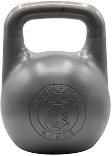 Kettlebell Kings | Competition Kettlebell Weights (8-44 KG) For Women & Men | Designed For Comfort in High Repetition Workouts | Superior Balance For Better Workouts (44 KG)