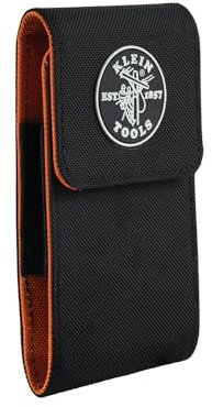 Klein Tools 55474 Handyhalterung, Größe XXL, passend für iPhone, Google, LG, Samsung Handys, mit Magnetverschluss und Gürtelclip
