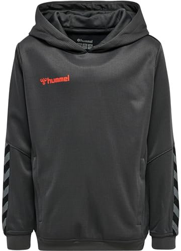 hummel Jungen Hoodie Hmlauthentic Kids Poly Hoodie, Asphalt, 176, 204931-1525-176