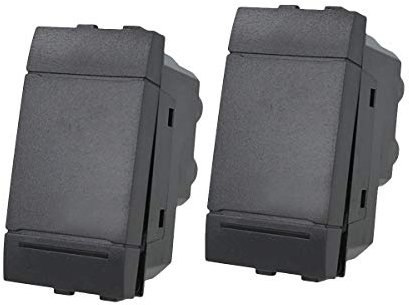 2 Pezzi Invertitore Compatibile Con Bticino Living Light (Nero)