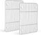 HaWare Juego de 2 rejillas de enfriamiento, 100 % acero inoxidable, rejilla de enfriamiento para tartas, rejilla de enfriamiento, rejilla rectangular para hornear, asar, enfriar, asar a la parrilla,