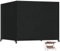 SanGlory 3-4 Seater Garden Swing Cover Waterproof, Heavy Duty Oxford Fabric Seat Hammock Cover, Large Protective Cover for Outdoor Patio Swing Garden Hammock (250x150x160cm) - Black