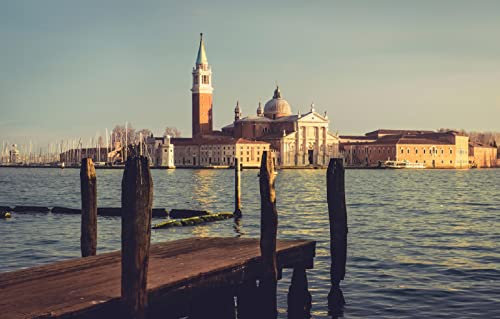 LHJOYSP 3D Puzzle Kinder 1000 Teile Stadt, Venedig, Venedig 75x50cm