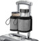 Luggage Travel Cup Holder Portable Free Hand Drink Caddy with 2 Coffee Mugs Luggage Cup Holder Drink Carrier for Flight Attendants Travelers