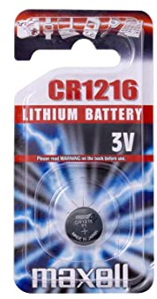 Lithium Button Cell 3V CR1216