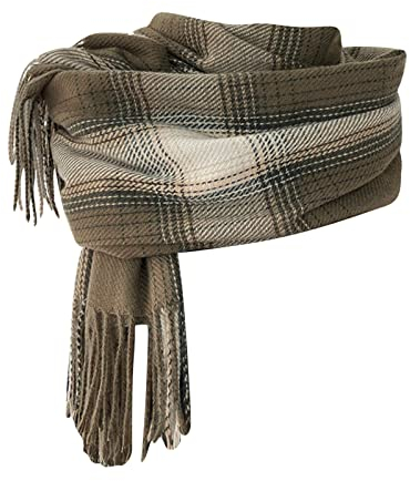 Kaschmir Schal Damen Damen-Herbst-Winter-Schal, klassischer Schal, warm, weich, große Decke, Schals Haube Damen Winter Set Schal Damen Winter