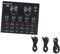 TOYANDONA Complete Livestreaming Sound Card Kit 800 Condenser Mic Set for Phone Computer Sound Effect Board Mixer for Podcasting Voice Changer