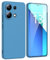 ARRYNN Custodia per Xiaomi Redmi Note 13 4G (6.67) Cover + Pellicola Protettiva Vetro Temperato,Liquid Silicone TPU Case Cover per Xiaomi Redmi Note 13 4G - Blu