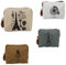 LWLWA 4 Pièces Vintage Mini Porte Monnaie, Toile Monnaie, avec Motif Pochette Tissu Zippée, Grande Capacité, Peut Contenir Monnaie, Clés, Mouchoirs, Cartes