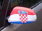 Spiegelflagge/Spiegelfahne KROATIEN - 1 Paar, Auto/PKW Rückspiegel/Autospiegel Fahne/Flagge/Überzug