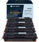G&G Select HP 203X/054H kompatibel mit HP 203A/X Canon 054/054H für HP Color Laserjet Pro MFP M280 M281 M254 Canon i-SENSYS MF643 MF645 MF641 LBP623 LBP621 MF642 MF644 (3.200/2.500 Seiten BK/C/M/Y)