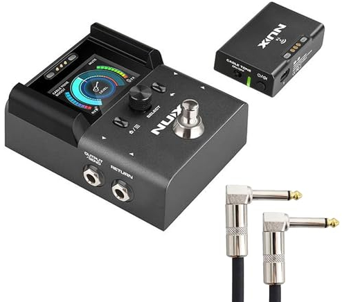 Nux B-8 Gitarrensender Drahtloses System Wireless + keepdrum Patchkabel