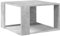 Table basse gris béton 51,5x51,5x30 cm bois d ingénierie