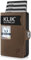 PURISTO KLIK Minimal Slim Wallet mit Münzfach - Mini Kartenetui und Geldbeutel für Herren aus veganem Leder - Kleines Portemonnaie mit RFID Schutz für 6-8 Karten - Braun Vintage