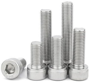 Viti Metalliche 10pz M3 M4 M5 M6 Passo 0,35/0,5/0,75mm 304 Acciaio Inox Filettatura Fine Esagonale Esagono Incassato Vite Testa Cilindrica Bullone(10Pcs M4x0.5x8mm)
