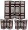 ERINGOGO 6pièces Écran De Séparation Miniature Accessoire De Décoration Style Chinois pour Maison De Poupées Écran De Séparation pour Chambre pour Jeux Créatifs Et Mises Scène