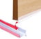 Junta de perfil de zócalo de cocina, goma de silicona de alta elasticidad, para grosor de madera de 15 mm, 16 mm, 17 mm, perfil de sellado para zócalos de cocina, resistente al agua y al polvo