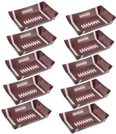CIYODO 10pièces Décoration de Table Plateaux de Fête et Décorations Anniversaire Thème du Football Adaptés pour Articles de Fête et Anniversaires
