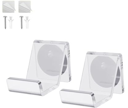 2 Pezzi Supporto per Cuffie, Supporto da Tavolo per Controller di Gioco, Controller Holder, Facile da Installare, Robusto e Resistente, Per Telefoni Cellulari, Per Maniglie e Telefoni Cellulari