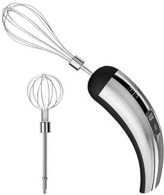 Fouet Électrique | Batteur Sans Fil Pour Pâtisserie,Mixeur Plongeant Portable Électrique - pour Cuisine à la Maison Cuisson Pâtisserie Gâteau Pâte Crème Pâte à Gâteau Aliments Boissons Shake