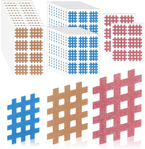 236Pcs Gittertape,Gitterpflaster,Cross Tape