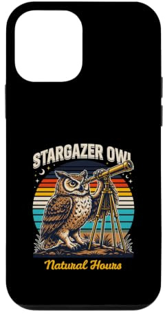Stargazer Owl Natural Hours Night Telescope Case for iPhone 12 mini