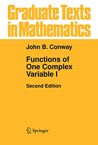 Functions of One Complex Variable (Graduate Texts in Mathematics - Vol 11)