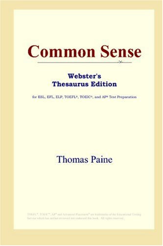Common Sense (Webster's Thesaurus Edition)