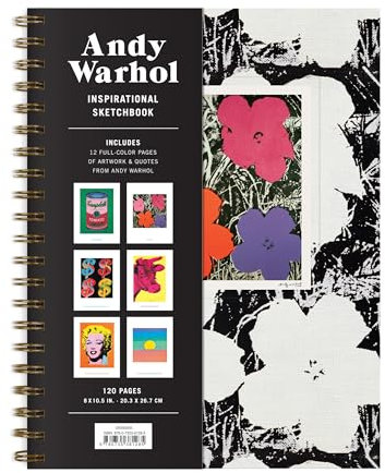 Andy Warhol Inspirational Sketchbook: Includes 12 Full-Color Pages of Artwork & Quotes From Andy Warhol
