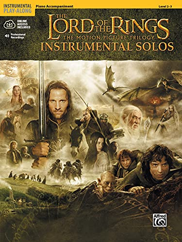 The Lord of the Rings Instrumental Solos: Piano Acc., Book & CD: The Motion Picture Trilogy (incl. Online Code)