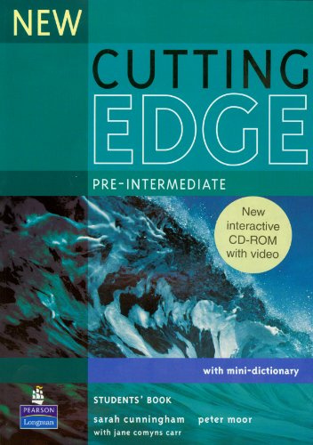New Cutting Edge Pre-Intermediate Students (Book & CD ROM)