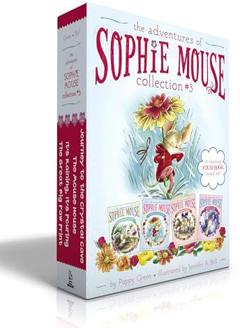 The Adventures of Sophie Mouse Collection #3 (Boxed Set): The Great Big Paw Print; It's Raining, It's Pouring; The Mouse House; Journey to the Crystal Cave: 9-12
