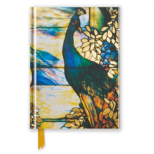 Tiffany: Standing Peacock (Foiled Pocket Journal) (Flame Tree Pocket Books): Unser hochwertiges, liniertes Blankbook mit festem, künstlerisch ... Notizbuch DIN A 6 mit Magnetverschluss)
