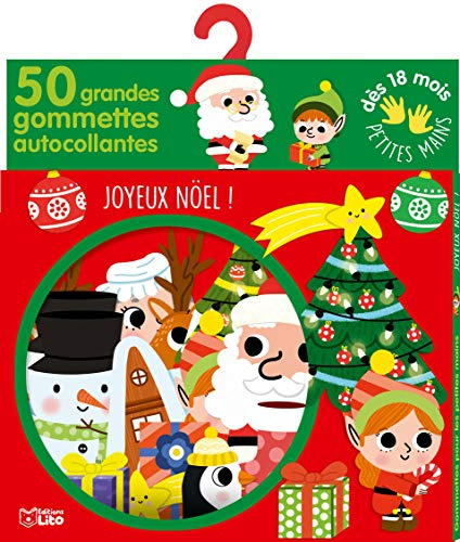 Gommettes pour les petites mains: Joyeux Noël ! - Dès 18 mois: 50 grandes gommettes autocollantes