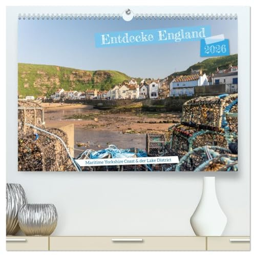 Entdecke England (hochwertiger Premium Wandkalender 2026 DIN A2 quer), Kunstdruck in Hochglanz: Entdecke die atemberaubende Schönheit der Yorkshire ... Districts in diesem Kalender! (CALVENDO Orte)