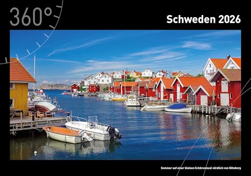 Schweden Premiumkalender 2026 (360° Premiumkalender 2026: Format 50 x 35 cm)