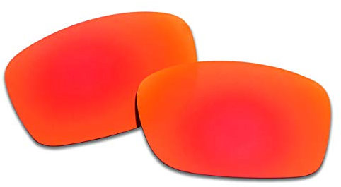 SOODASE Pour Oakley Fives SquaRouge Des lunettes de soleil Rouge Verres de remplacement polarisés