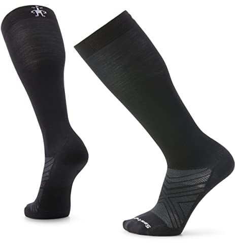 Smartwool Mens Ski Zero Cushion OTC Socks, Black, L EU