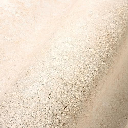 livingwalls Putz-Vliestapete – Creme, Beige – 10,05 x 0,53 m | Urbane Putzoptik als Akzentwand – matte Strukturtapete, ansatzfrei & spurlos abziehbar – für Wohnzimmer & Schlafzimmer