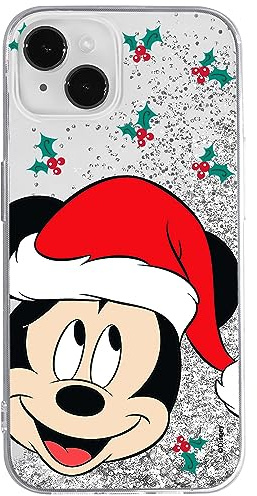 ERT GROUP Handyhülle für Apple iPhone 14 Plus Original und offiziell Lizenziertes Disney Muster Mickey 041 optimal an die Form des Handy angepasst, mit Glitter Overflow Effekt