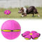 Balle Soucoupe Volante pour Chien Magic Frisbee - Jouet de Déformation Pet Flying Saucer - Rouge