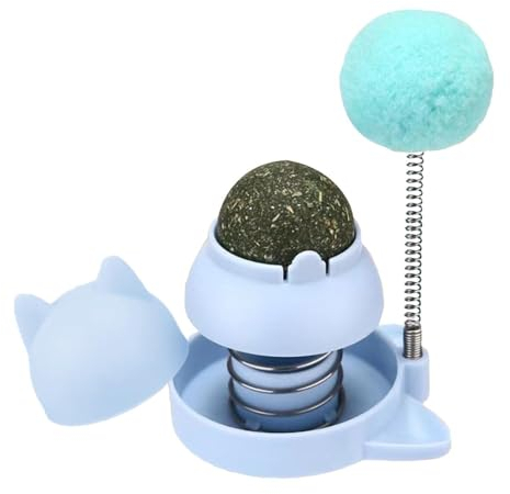 Katzenminze Balls Spielzeug für Katze, Katzenminze Bälle Interaktives katzenspielzeug Catnip Balls Toys, Katzenminze Blasen zum Lecken für Katzen, Katzenminze Ballspielzeug für die Zahnreinigung