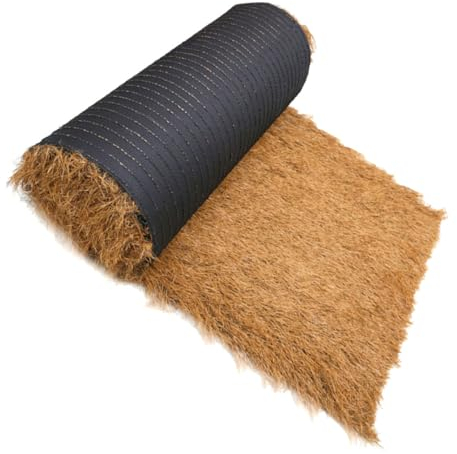 MOBUTOFU Décoration De Paille Fausse De Paille Toit De Paille Artificielle Toit De Paille Réaliste Faux Chaume Toit De Paille Décoratif Herbe Aveugle De Canard Chaume Simulé