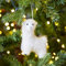 Filz Woll-Weihnachtskugeln, Filz-Ornamente, Filz Alpaka Weihnachtsdekoration, Handgefertigte Weihnachtsdekoration, Klassischer Baumschmuck