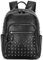 Miss Lulu Rucksack Damen Klein Cityrucksack Tagesrucksack PU Punk Goth Schule Rucksack mit Nieten für Reisen Alltags