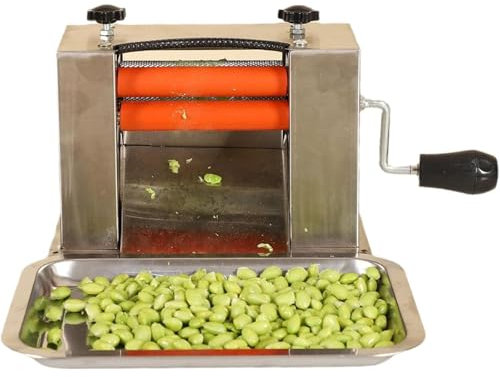 Máquina peladora de guisantes de acero inoxidable, baja tasa de rotura, pelado rápido, proceso de pelado limpio, adecuada para guisantes y frijoles, funcionamiento manual