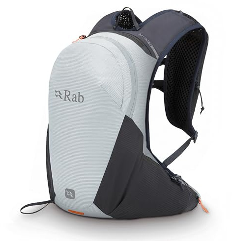 Rab Nitron 12L Lightweight Hydration Pack - Dark Pewter/Anthracite - M | Comfortable Daypack, for Hiking, Trekking, & Trail Running