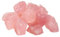 Rosenquarz Turmalin Heilstein Steine bergkristall 100% naturbelassene Rohsteine Rosenquarz 100g Es Kann Zur Dekoration Von Aquarien, Feng Shui, Blumen, AnhäNgern Und Halsketten Verwendet Werden